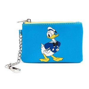 Disney Donald Duck ID Card Holder Wallet Keychain
